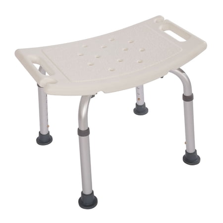 CAIHONG 7 Levels Adjustable Shower Chair for Inside Shower - Nonslip Bath Shower Stool for Tub and Bathroom - Nonskid Comfortable Safe Bathing Bench for Senior Elderly Disabled and Handicap