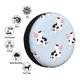 thumbnail image 4 of Fotbe Cute Farm Cow Funda de Llanta de Repuesto con Estampado, Engrosada, Ajuste Universal para Jeep, Remolque, RV, SUV, Camión-17 inch, 4 of 6