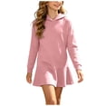 thumbnail image 4 of mgoYE Girls Swim Cover Up UPF 50+ Sun Protection Hoodie Long Sleeve Rash Guard Full Zip Quick Dry Beach Swimsuit Coverup(Pink,3-4 Years), 4 of 9