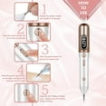 thumbnail image 3 of Portable Beauty Equipment With Home Usage, USB Charging, Replaceable Needles, Adjustable,, 3 of 6