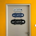 thumbnail image 6 of Signs ByLITA Designer Carts (Right Arrow) Sign (Black /Gold) - Small, 6 of 8