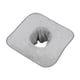 thumbnail image 5 of Toalla para mesa de s Fernando cortina para la cabeza cubrecama almohada para la cara 35 cm x 35 cm gris claro, 5 of 8