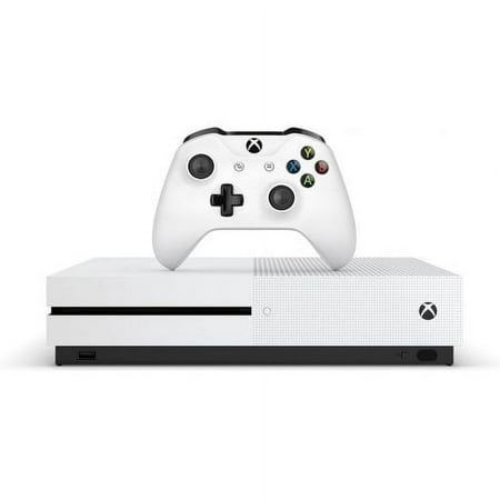 Restored Microsoft 234-00001 Xbox One S 1TB Console, White (Refurbished)