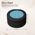 thumbnail image 2 of Fuzoiu Beautiful Floral Print Portable Jewelry Box,Round Mini Leather Travel Jewelry Case,Small Travel Jewelry Organizer,Jewelry Holder for Ring Necklace Earring for Women Girls-Black, 2 of 7