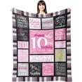 thumbnail image 1 of LHSHID 11 Year Old Girl Gift Ideas Gifts for 11 Year Old Girls Best Birthday Gifts for 11 Year Old Girls 11 Year Old Girl Birthday Gifts 11th Birthday Decorations for Girls Throw Blanket 50x60in, 1 of 6