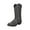 Black, variant on Laredo Western Boots Mens Jessco Square Toe 12" Pull On Black 68557