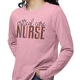 thumbnail image 2 of Critical Care Nurse Leopard Print Long Sleeve Shirt Unisex Medium Pink, 2 of 5