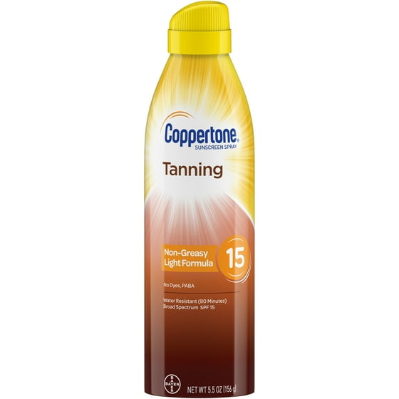 Coppertone Coppertone Tanning Defend & Glow Sunscreen Spray SPF 15, 5