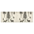 thumbnail image 6 of Yayeee Kitchen Valance Rod Pocket 54" x 18" Living Room Window Curtain, Black Deer, 6 of 6