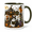Black, variant on Halloween Mug Monster Seahorse Carousel Ceramic Coffee Cup for Halloween Lovers