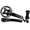 thumbnail image 2 of BUCKLOS 104 BCD 32T 34T 36T 38T Mountain Bike 170mm Crankset, Aluminum Alloy MTB Crank Set with Round Oval Narrow Wide Chainring Bottom Bracket Bolts, 2 of 7