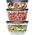 thumbnail image 1 of Rubbermaid 2108399 Meal Prep Premier Food Storage Container, 6 Piece Set, Grey, Gray, 1 of 5