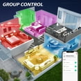 thumbnail image 7 of TORCHSTAR 6 Pack A21 Smart LED Light Bulbs, WiFi & Bluetooth, 75W Equiv, E26 Base, Works with Alexa Echo Google Home Assistant Siri for Indoors, 2000K-5000K RGBCW Full Color Changing Smart Bulb, 7 of 7