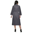 thumbnail image 3 of Moomaya Robe en Coton pour Femmes Longue Imprimée Croisée Été, 3 of 6