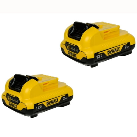 DeWalt DCB122 12V 2.0Ah Lithium-Ion Batteries - 2 Pack