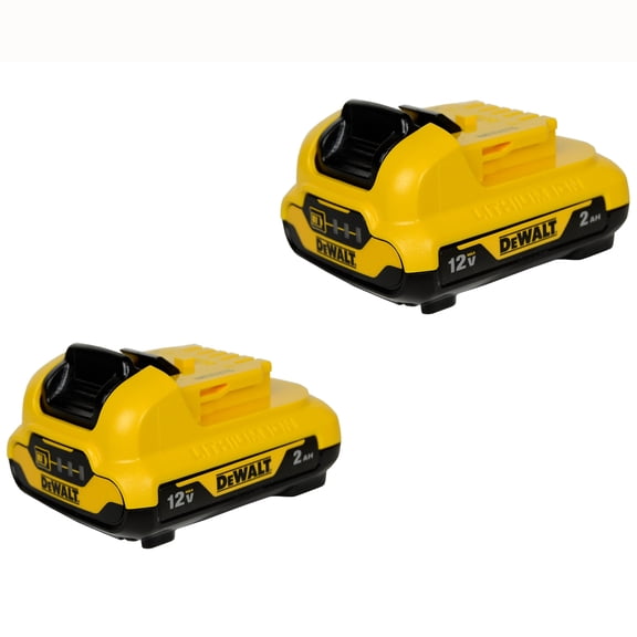 DeWalt DCB122 12V 2.0Ah Lithium-Ion Batteries - 2 Pack