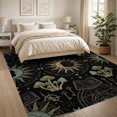 thumbnail image 3 of ODIKA 8'x10' Washable Area Rug Non-Shedding, Easy Care, Witchy Mushroom Motif Academia Moody Funky Halloween Goth Gothic Playful for King Size Bedroom Under Bed, Master Suite, 3 of 7