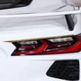 thumbnail image 3 of TINKI Real Carbon Fiber Tail Light Eyebrow Strip Trim Compatible with Chevrolet Corvette C8 Stingray 2020-2023, Auto Rear Light Lamp Eyebrow Decoration Strip Sticker, 3 of 6