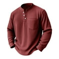 thumbnail image 4 of VJATTWR Men's Long Sleeve Hooded Shirt, Lightweight Pullover with Front Pocket, Casual M, 4 of 4