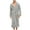 Gray, variant on Men's Long Sleeve Hooded Robe House Bathrobe Full Length Tie Pocket Winter Bath Hot Tub Home Wear Gray 6(L)