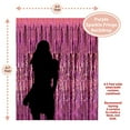 thumbnail image 5 of 3.25 X 6.7 Ft Purple Foil Fringe Curtain, Tinsel Curtain Backdrop, Wall Backdrop For Party, Purple Birthday Decorations, Purple Party Decorations, Photo Booth Backdrops, Party Backdrop Curtains, 5 of 5