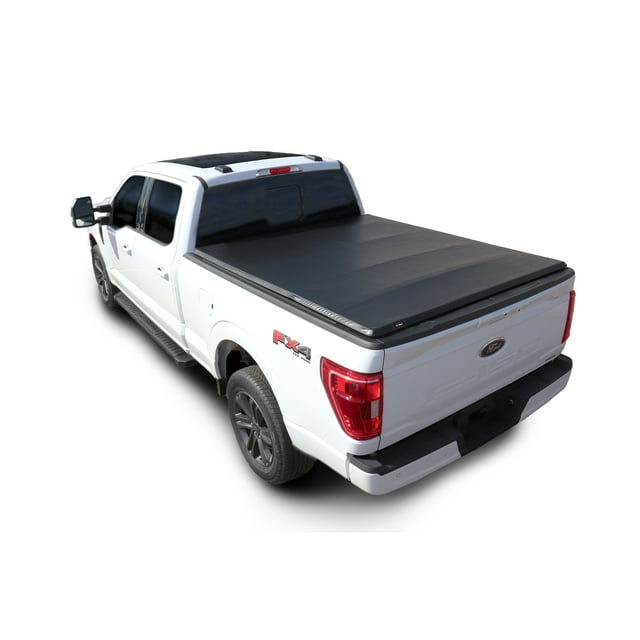 Enthuze Soft Tri-Fold Tonneau Cover For 2022-2024 Ford Maverick 4'6'' Bed