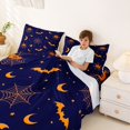 thumbnail image 3 of Manfei Cartoon Halloween Bed Sheets,Colorful Fall Leaf Pattern Full Size Sheets,4-Piece,1 Flat Sheet,1 Fitted Sheet and 2 Pillowcases, 3 of 6