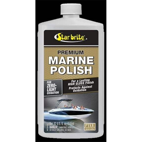 Star Brite 085716PC 16 oz Premium Marine Polish with Ptef