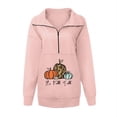 thumbnail image 4 of Brilliant Womens Shirts Blouse Women Fall Winter Color V-Neck Long Sleeve Tops Pullover Blouse Sweatshirts, 4 of 5