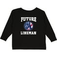 thumbnail image 3 of Inktastic Future Lineman Boys Long Sleeve Toddler T-Shirt, 3 of 5