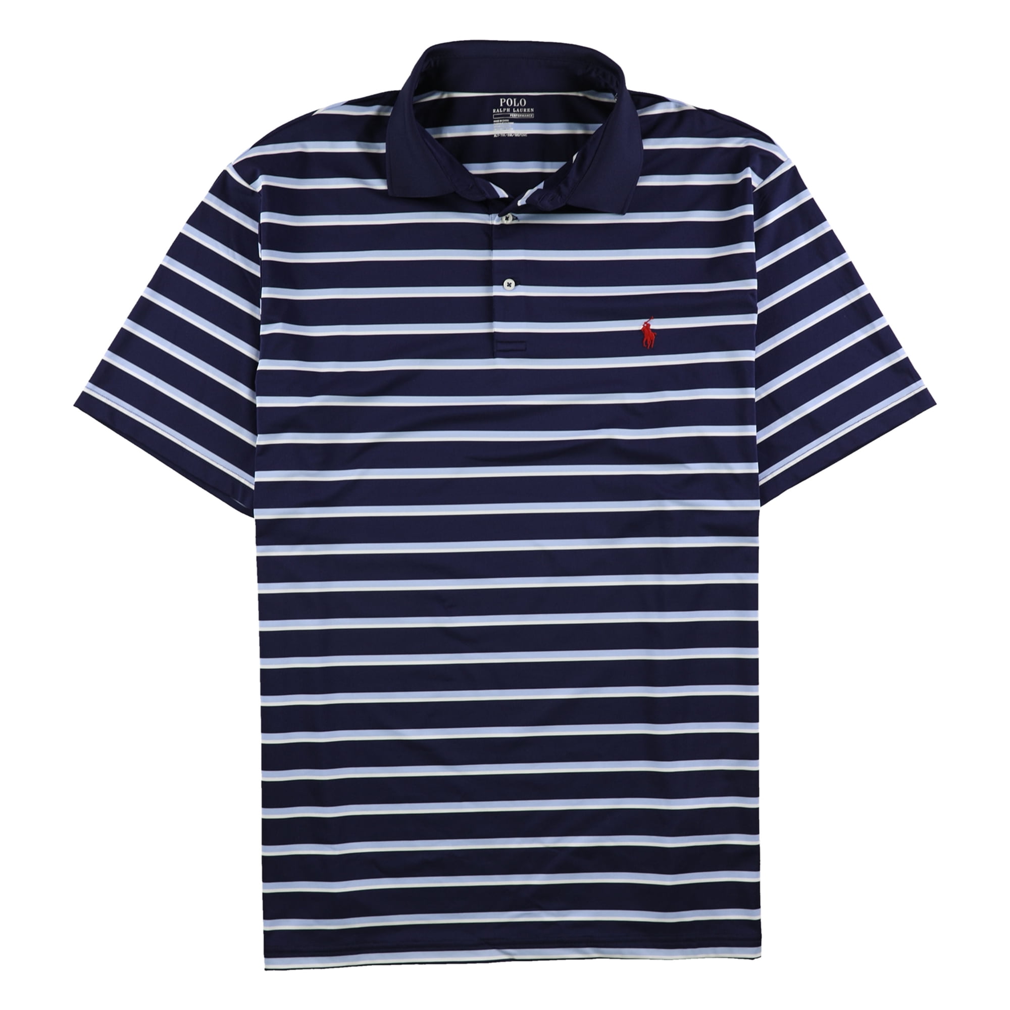 Ralph Lauren - Ralph Lauren Mens Striped Rugby Polo Shirt, Blue, XLT ...