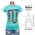 thumbnail image 2 of Ke$ha Women's Juniors Crazy Kids Short Sleeve T Shirt, 2 of 2