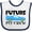 White and Navy, variant on Inktastic Future Pit Crew Blue Race Car Boys or Girls Baby Bib