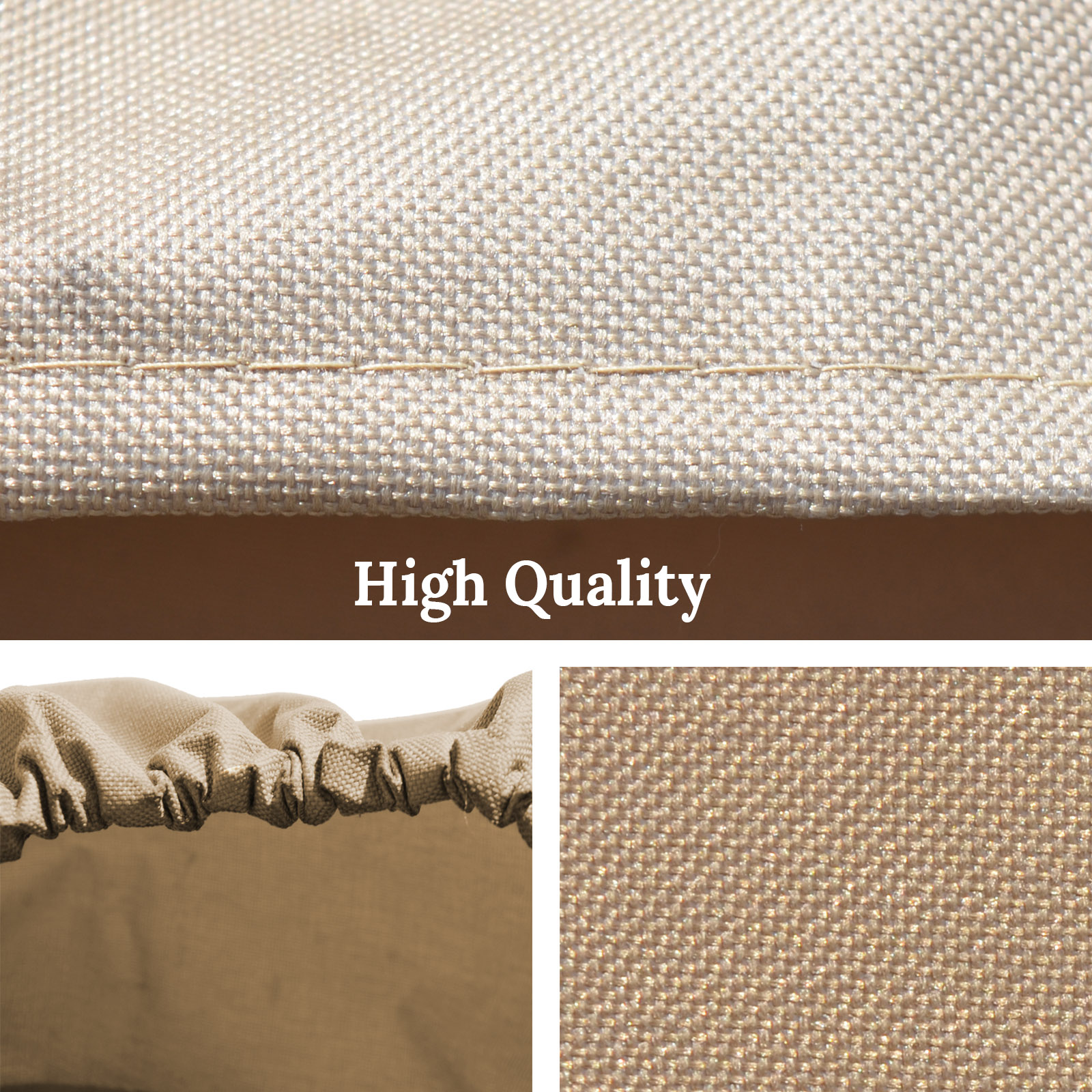 Sunrise 4pcs Wheel Tire Covers Waterproof Sun Tire Protector for Auto Truck Car Camper Trailer Boat, Taupe (24''-26'')