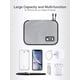 thumbnail image 4 of Bolsa organizadora de cables Luxtude Travel Essentials gris pequeña, 4 of 7