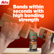 Akfix 705 Superfast Adhesive with Spray Activator-(0.88oz+3.88oz)-3 Pack