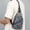 Gray, variant on EUDIDV Crossbody Bag;Business Chest Bag For Men Women Casual Crossbody Sling Pack Versatile Fitness Cycling Front Bag Outdoor Travel Convenient Shoulder Bag;Suitable for Going Out and Travel