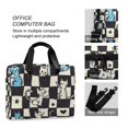 thumbnail image 4 of FORMRS 16" Laptop Bag Carrying Sleeve Case with Handle Travel Shoulder Briefcase, Blue and White Cat, 4 of 8