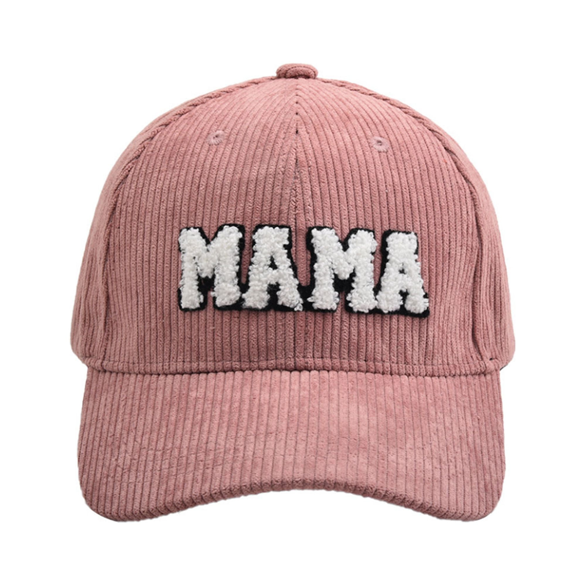Aunavey Parent-Child Corduroy Baseball Caps: Matching Hats for Mom and Daughter