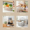 thumbnail image 3 of Cipaher Metal Mesh Storage Basket with Handle - Rustproof Alloy Steel Wire Organizer for Vegetables, Fruits, Kitchen, Pantry & Garden, 3 of 5
