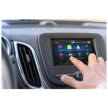 Alpine - 7"  Android Auto and Apple CarPlay Bluetooth Digital Media Receiver - Black