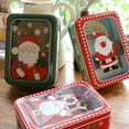 thumbnail image 5 of Christmas Cookie Tins with Lids Large Christmas Cookie Boxes Metal Christmas Empty Tins Santa Tinplate Xmas Gift Box for Christmas Holiday Candies Treats Cookie Storage Container, 5 of 9