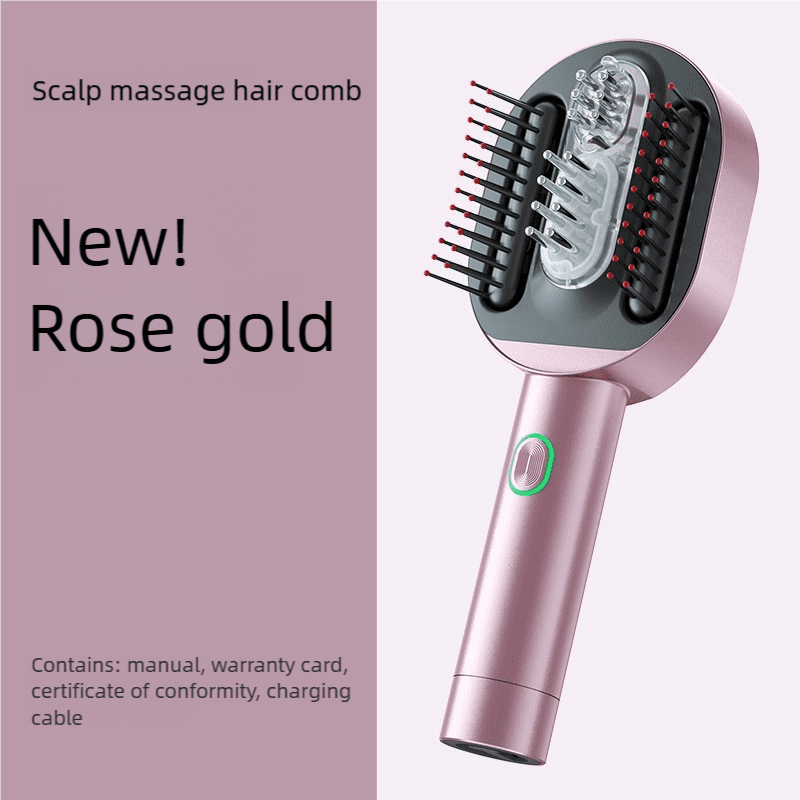 Red Light Scalp Massager Comb | EMS Therapy, 3 Modes, Waterproof | Hair Growth & Relaxation Gift Set