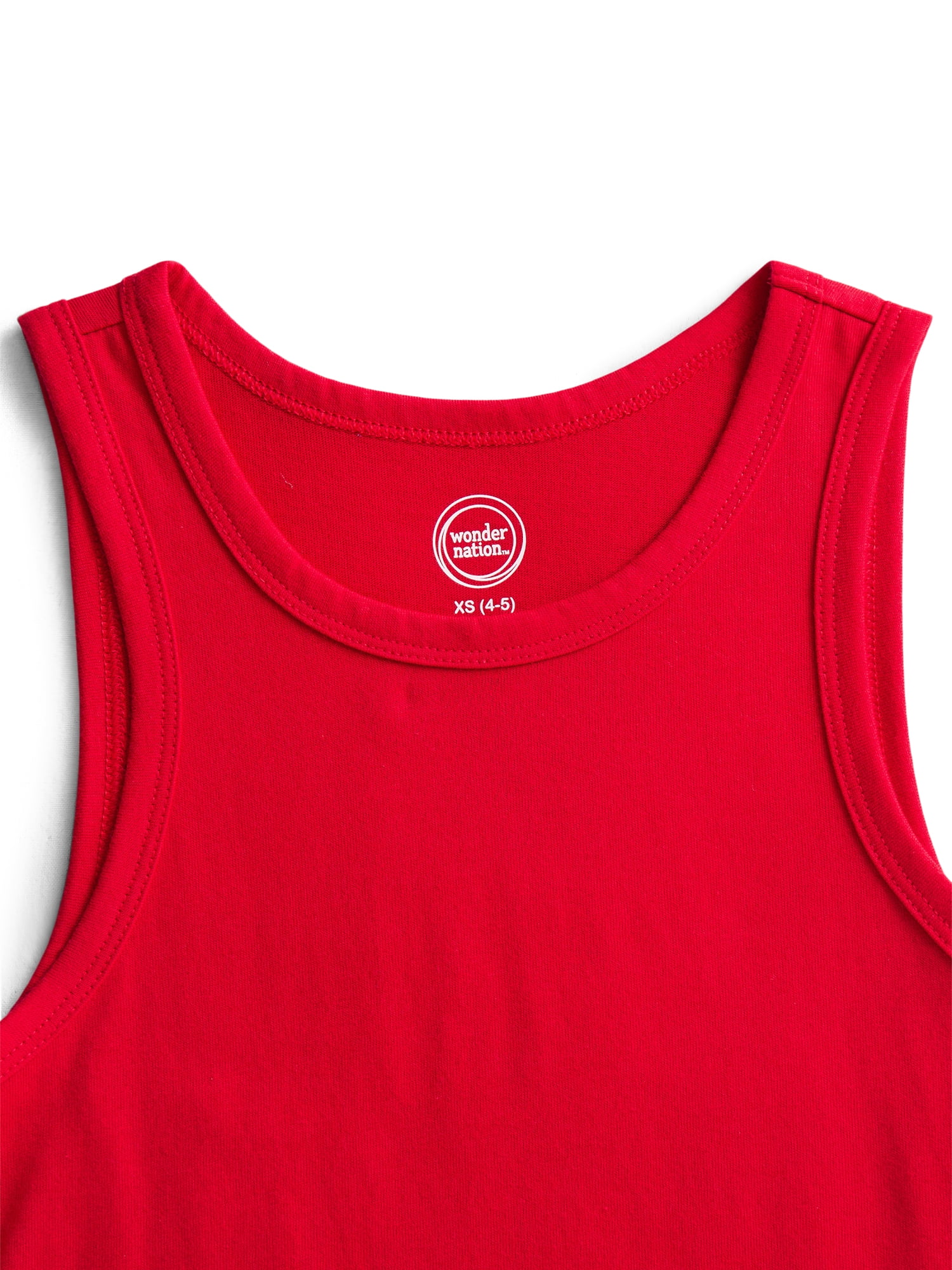 Wonder Nation Boys Kid Tough Tank Tops, 5-Pack, Sizes XS-XXL & Husky