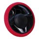 thumbnail image 1 of Riwesomey Auto decoración invierno cálido Universal Car-styling cálido felpa cubre coche volante cubierta perla terciopelo Automoción decorativa y accesorios rojo, 1 of 4
