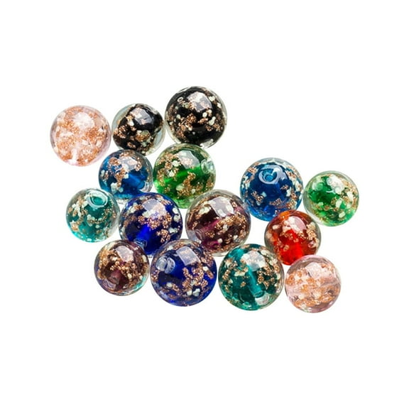 LULULION Glowing Beads Glass Beads Assorted Color 20 Pcs
