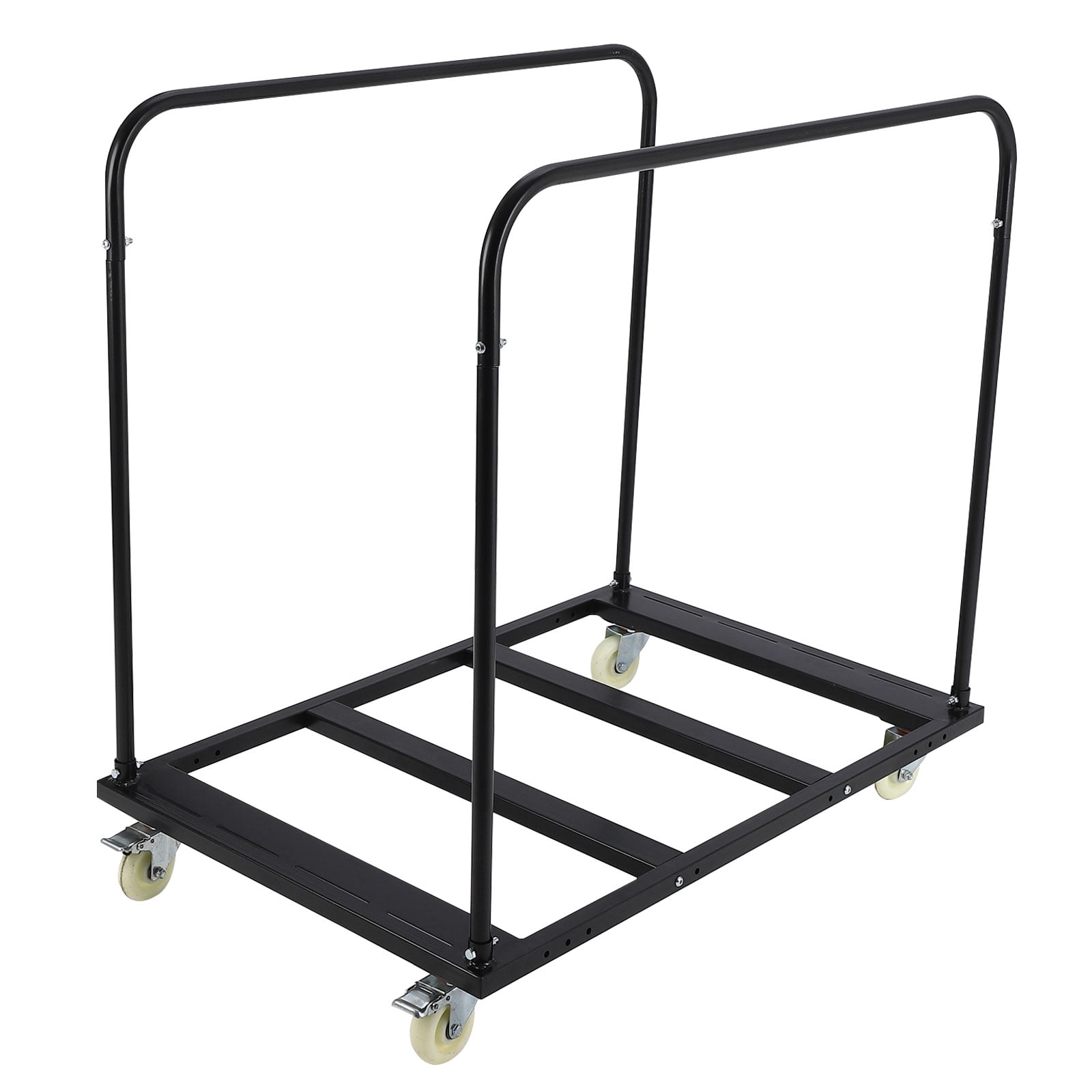Accreate Steel Drywall Dolly, Heavy-Duty Panel Truck Cart with 5” PU Swivel Wheels for Moving Building Materials Furniture