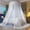 Light Gray/White1, variant on Princess Bed Canopy for Girls Double Layer Sheer Mesh Dome Elegant Lace Mosquito Net Bed Curtain for Full Queen King Bed with led Stars String Lights(White/White)