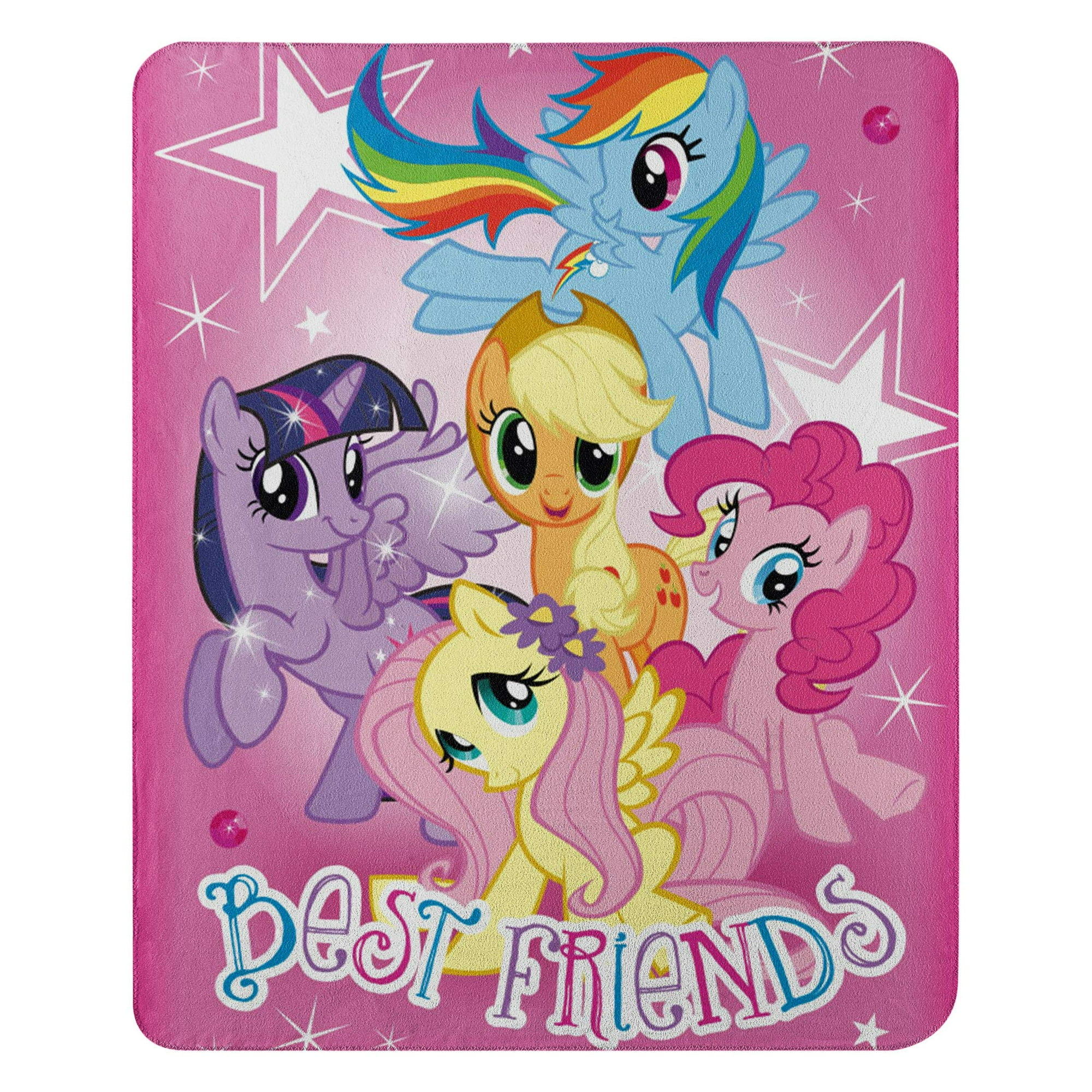 Hasbro s My Little Pony Happy Herd Fleece Throw Blanket 45 x 60