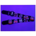 thumbnail image 4 of Skull Leather Nylon Fluorescent Print Folk Guitar Strap,A, 4 of 6